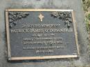 Patrick James ODONOGHUE,
11-6-1945 - 10-5-1998,
husband of Janis,
father of Justin & Tania;
Mudgeeraba cemetery, City of Gold Coast