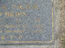 Peter Victor OBRIEN,
2-1-47 - 30-7-96,
husband of Chris,
father of Anthony & David;
Mudgeeraba cemetery, City of Gold Coast