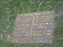John Joseph OBRIEN,
born 1-11-1910,
died 21-7-1996,
husband father;
Charlotta Mary OBRIEN,
born 19-12-1913,
died 26-6-2002,
mother grandmother;
Mudgeeraba cemetery, City of Gold Coast
