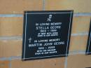 Stella GEORG,
1922 - 1999;
Martin John GEORG,
1910 - 2003;
Mudgeeraba cemetery, City of Gold Coast