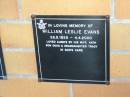 William Leslie EVANS,
26-5-1925 - 4-4-2000,
wife Kath,
son Doug,
grandaughter Tracy;
Mudgeeraba cemetery, City of Gold Coast