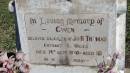 Gwen THOMAS
b: Crynant, S Wales
d: 14 Sep 1930 aged 18
dau of J and R THOMAS
Mulgildie Cemetery, North Burnett Region