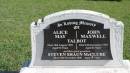 John Maxwell TASLBOT
d: 24 Dec 1959 aged 61
Alice May TALBOT
d: 18 Aug 1999 aged 94
(great grandson)
Steven Shaun McCLURE
d: 18 Nov 2000 aged 17
Mulgildie Cemetery, North Burnett Region
