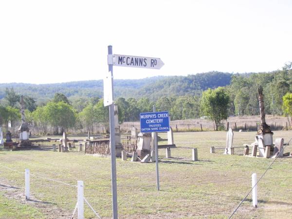 Murphys Creek cemetery, Gatton Shire  | 