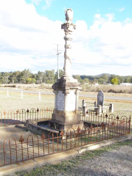 Catherine SAVAGE,  | wife of Richard SAVAGE, mother,  | died 9 April 1907 aged 73 years;  | Richard SAVAGE,  | died 11 June 1915 aged 79 years;  | Murphys Creek cemetery, Gatton Shire  |   | 