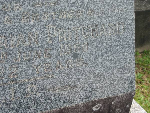 Edward Brian PRITCHARD,  | son brother,  | died 5 June 1959 aged 22 years;  | Murwillumbah Catholic Cemetery, New South Wales  | 