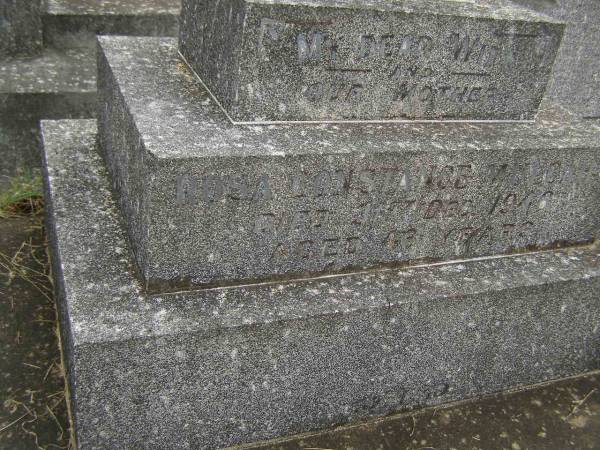 Rosa Constance MULCAHY,  | wife mother,  | died 31 Dec 1946 aged 46 years;  | Murwillumbah Catholic Cemetery, New South Wales  | 