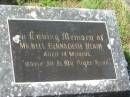 
Michele Bernadette HEATH,
aged 14 months;
Murwillumbah Catholic Cemetery, New South Wales
