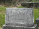 
William Albert GUMBLETON,
son brother,
died 29 May 1952;
Murwillumbah Catholic Cemetery, New South Wales
