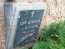 Luise BERGMANN
b: 25-12-1899
d: 25-7-1974
Mutdapilly general cemetery, Boonah Shire