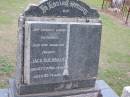 
Jack BUCHBACH, died 27 Apr 1948 aged 33 years, husband daddy;
Parkhouse Cemetery, Beaudesert
