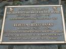 
Archibald (Archie) Edward BANKS, 12-8-1906 - 10-7-1973;
Rebecca (Becky) BANKS, 11-9-1916 - 30-11-1992;
father and mother of Dawn (MERRETT) & Stephen;
Peachester Cemetery, Caloundra City
