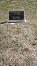 Esther Mary McCORMACK
d: Jan 1988 aged 86
Peak Downs Memorial Cemetery Capella Cemetery