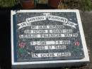 Leslie Francis HUTH,
husband father grand-dad,
7-3-1918 - 7-8-1985 aged 67 years;
Pimpama Island cemetery, Gold Coast