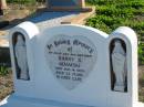 Barry G. ADAMSKI, son brother,
died 14 Aug 1970 aged 22 years;
Plainland Lutheran Cemetery, Laidley Shire