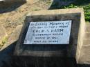 Colin N HARM
12 Mar 1961 aged 20
Plainland Lutheran Cemetery, Laidley Shire