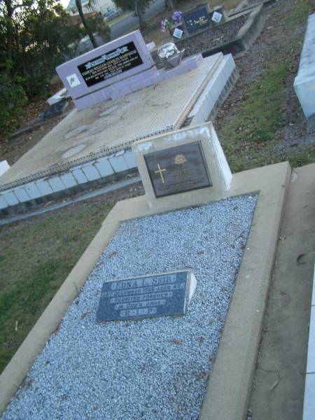 E.C. SEIB,  | died 30 Aug 1962 aged 42 years,  | missed by wife, son & daughter;  | Edna L. SEIB,  | died 28 Dec 1966 aged 42 years;  | Polson Cemetery, Hervey Bay  | 
