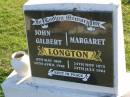John Gilbert LONGTON,
6 May 1869 - 24 April 1948;
Margaret LONGTON,
24 Nov 1875 - 23 July 1963;
Polson Cemetery, Hervey Bay