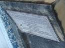 Raymond Arthur Edward MALLER,
husband of Elizabeth,
father of Patricia, Angela & John,
accidentally killed 1 May 1974 aged 39 years 12 days;
Polson Cemetery, Hervey Bay