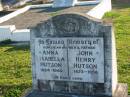 Anna Isabella HUTSON,
mother,
1884 - 1960;
John Henry HUTSON,
father,
1873 - 1950;
Polson Cemetery, Hervey Bay