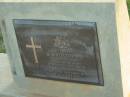 N.A. NIELSEN,
died 16 Aug 1970 aged 81 years,
wife Ruby;
Polson Cemetery, Hervey Bay