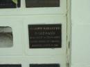 Clarice Rosamund WOLTMANN,
8-11-1927 - 30-7-1985,
sister of Vernon, Daphne, Clive & Fay;
Polson Cemetery, Hervey Bay