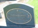 Karen Marie BENNEY,
mother,
born 26-2-1957,
died 2-11-1993,
missed by Shaun;
Polson Cemetery, Hervey Bay