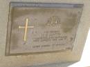 D.N. SMITH,
died 28 Jan 1967 aged 71,
missed by Myrtle;
Polson Cemetery, Hervey Bay