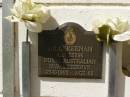 J.R.L. KEENAN,
died 26-3-1993 aged 65 years;
Polson Cemetery, Hervey Bay