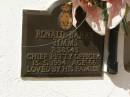 Ronald Barry TIMMS,
died 15-5-1994 aged 66 years;
Polson Cemetery, Hervey Bay