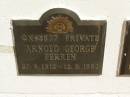 Arnold George PERREN,
died 27-9-1912 - 12-9-1992;
Polson Cemetery, Hervey Bay