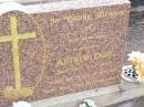 Arthur DODT, son brother,
died 28 July 1983 aged 65 years 8 months;
Ropeley Immanuel Lutheran cemetery, Gatton Shire