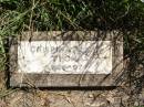 
Crispina Alice THOMAS,
1900 - 37;
Sellars private burial ground, Rosevale, Boonah Shire
