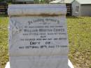 William Morton GOWER,
husband father,
died 17 Feb 1933 aged 67 years;
Emily GOWER,
wife mother,
died 26 April 1939 aged 73 years;
Bald Hills (Sandgate) cemetery, Brisbane