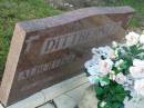 Albertina DITTBERNER,
died 12 July 1962;
Reinhold DITTBERNER,
died 24 Jan 1958;
Fay L. NILSSON,
died 6-2-1976 aged 46 years;
Bald Hills (Sandgate) cemetery, Brisbane