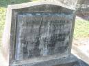 Leonard STILLMAN,
husband father,
died 28 Oct 1961 aged 78 years;
Elizabeth STILLMAN,
mother,
died 17 April 1968 aged 74 years;
Bald Hills (Sandgate) cemetery, Brisbane