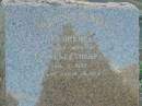 Florence,
wife of C.T. PALETHORPE,
died 26-9-1930;
Bald Hills (Sandgate) cemetery, Brisbane