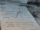 Joseph CARSELDINE,
born 13 Oct 1855,
died 5 June 1919;
Harold Edwin CARSELDINE,
son,
killed in action Gallipoli
8 Oct 1915 aged 23 years;
Vernon David CARSELDINE,
son,
drowned surfing Bribie
2 April 1920 aged 23 years;
Sarah Agnes CARSELDINE,
wife mother,
died 16 Aug 1929 aged 73 years;
Bald Hills (Sandgate) cemetery, Brisbane