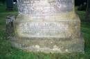 In ... Remembrance of James Hall who died on 20th January 1873 aged 79 years.
Also Mary Williamson his wife who died on on 21st January 1873 aged 66 years.
Also Jessie Hall their daughter, wife of William Little who died 5th February 1874 aged 43 years.
Also Thomas their son who died at Keenan City North America 3rd November 1874 aged 39 years.
Also William M Hall their grandson who died 3 May 1889 aged 5 months.
Also James Hall their son who died 11 June 1895 aged 46 years.
Also Catherine Meikle wife of above James Hall who died 11 Jan 1915 aged 65 years,
And their daughters Mary who died 22 Jan 1963 and Kate who died 18th March 1967.
They were united together for 43 years of their lives, loving helpmates to each other and blessings to their children and in death they were not divided.
Old Kirk, Selkirk, Scotland