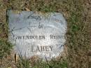 Gwendolen Reinee Lahey
Sherwood (Anglican) Cemetery, Brisbane