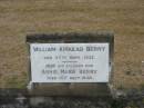 William Kinkead BERRY
27 Sep 1932
and his wife
Annie Marie BERRY
15 Dec 1940
Sherwood (Anglican) Cemetery, Brisbane