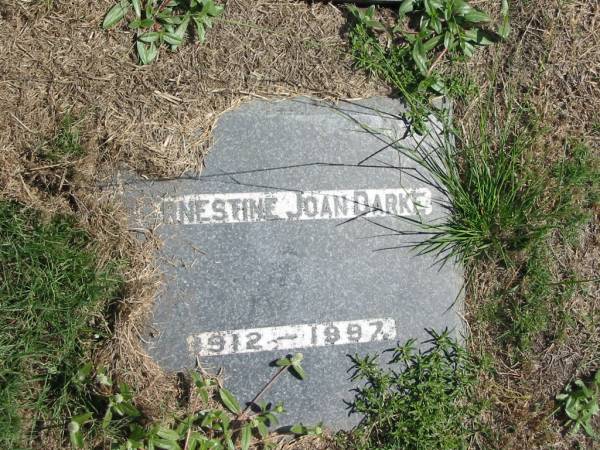 Ernestine Joan Darke  | 1912-1997  |   | Sherwood (Anglican) Cemetery, Brisbane  | 