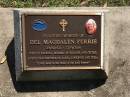 Del Magdalen FERRIS
b: 25 Jun 1921
d: 27 Sep 2016
wife of Richard
mother of Suzanne, Cecilie
grandmother of Alice, Lawrence, Celia
Sherwood (Anglican) Cemetery, Brisbane