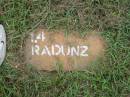 RADUNZ;
Slacks Creek St Marks Anglican cemetery, Daisy Hill, Logan City