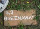 GREENAWAY;
Slacks Creek St Marks Anglican cemetery, Daisy Hill, Logan City