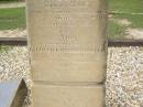 Louis LAINE,
native of Brittany France,
drowned 2 June 1864 aged 25 years;
Frederick Woodward ELLIS,
drowned 2 June 1864 aged 27 years;
South West Rocks, New South Wales