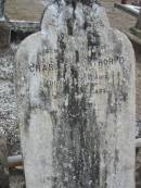 Lily (wife of Charles) GUNTHORPE
15 Dec 1912 aged 24
Stone Quarry Cemetery, Jeebropilly, Ipswich
