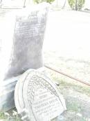 Henry ALLEN,
died 26 Dec 1897 aged 70 years 9 months;
Anne ALLEN,
wife,
born 31 Oct 1821
died 15 Oct 1899 aged 78 years;
Mary,
wife of Thomas DAVIS,
died 26 Jan 1894 aged 41 years;
Thomas Llewellyn,
died 14 Nov 1893 aged 5 months;
Swan Creek Anglican cemetery, Warwick Shire