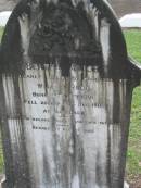 
Bertha Alice
(daughter of) W and J RUDD
b:  18 Oct 1891, d: 29 Dec 1908 at Airedale
Tamrookum All Saints church cemetery, Beaudesert
