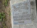 
Frances Mary SALISBURY
d: 29 Oct 1973, aged 68
Tamrookum All Saints church cemetery, Beaudesert
